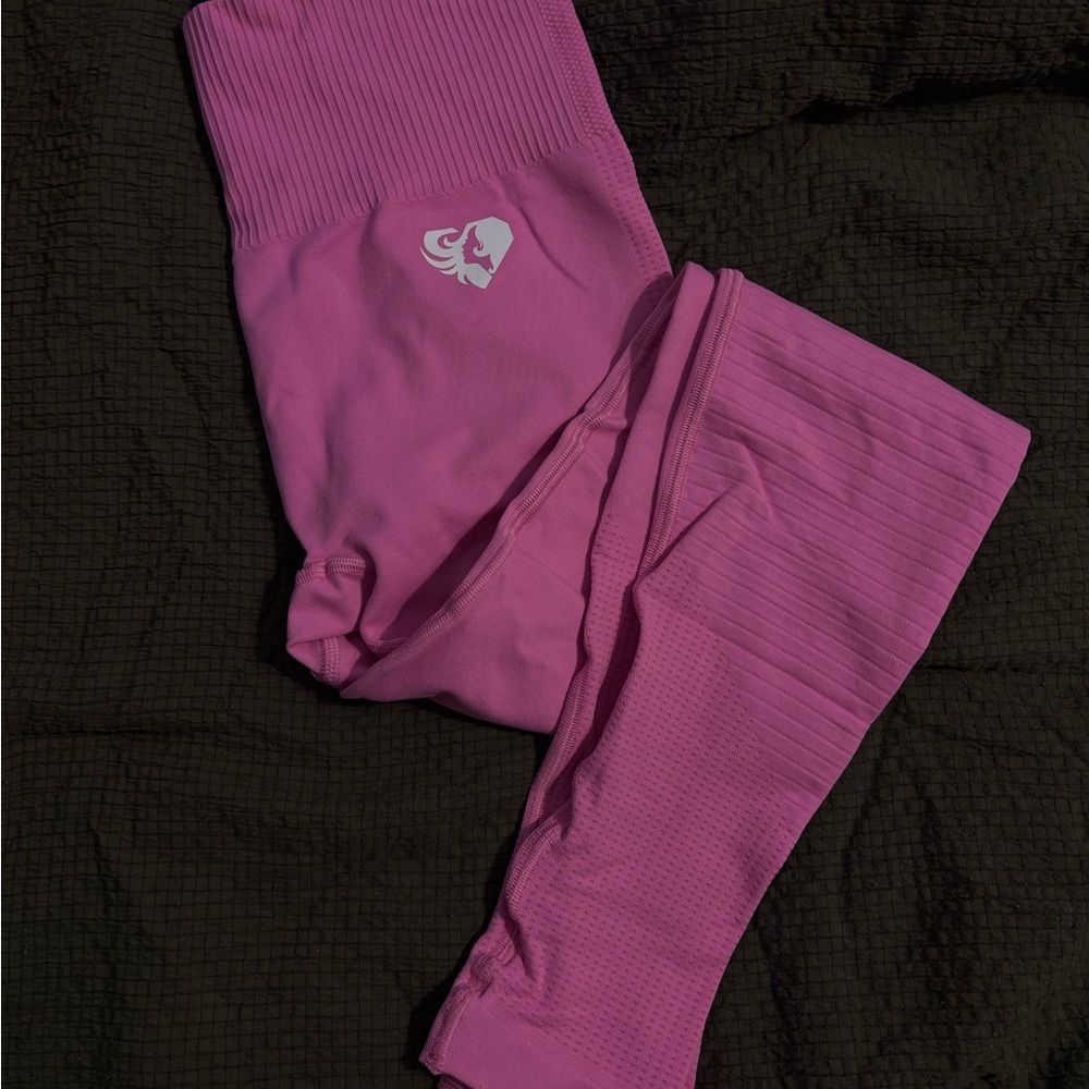 WOMENS PINK Leggings